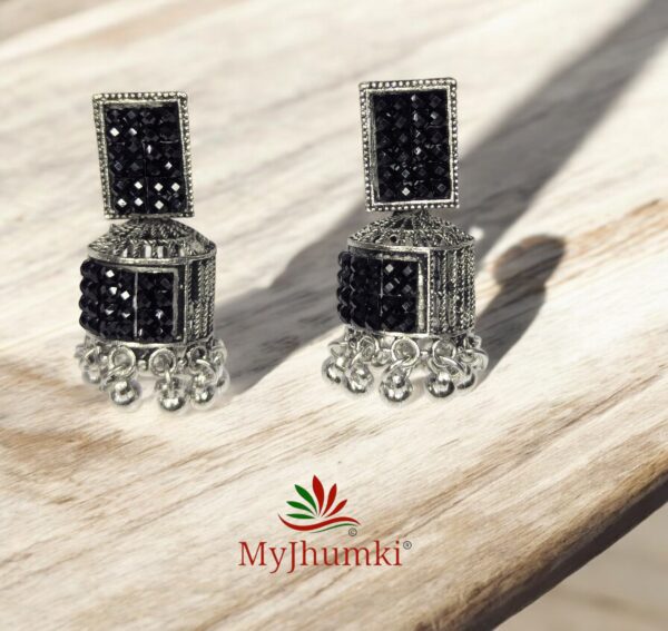 Oxidised Jhumka Earring For Women